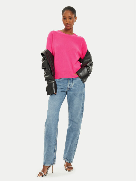 OUI OUI Sweater 89202 1340108 Rózsaszín Regular Fit