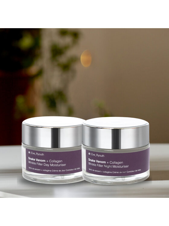 dr. Eve Ryouth dr. Eve Ryouth Jad Węża + Kolagen krem ​​na dzień 50ml + krem ​​na noc 50ml Krem na dzień i na noc