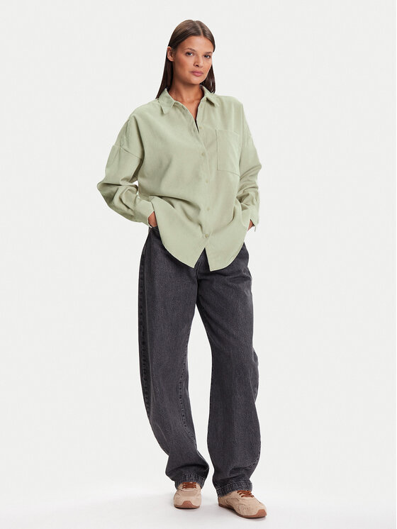 Vero Moda Vero Moda Koszula Sanne 10317194 Beżowy Oversize