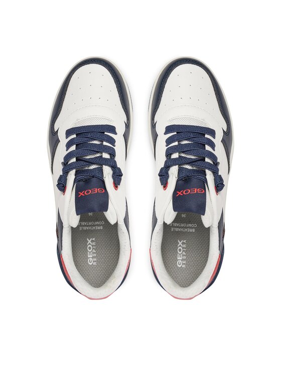 Geox Geox Sneakersy J Washiba Boy J45LQB 05411 C0899 D Biały