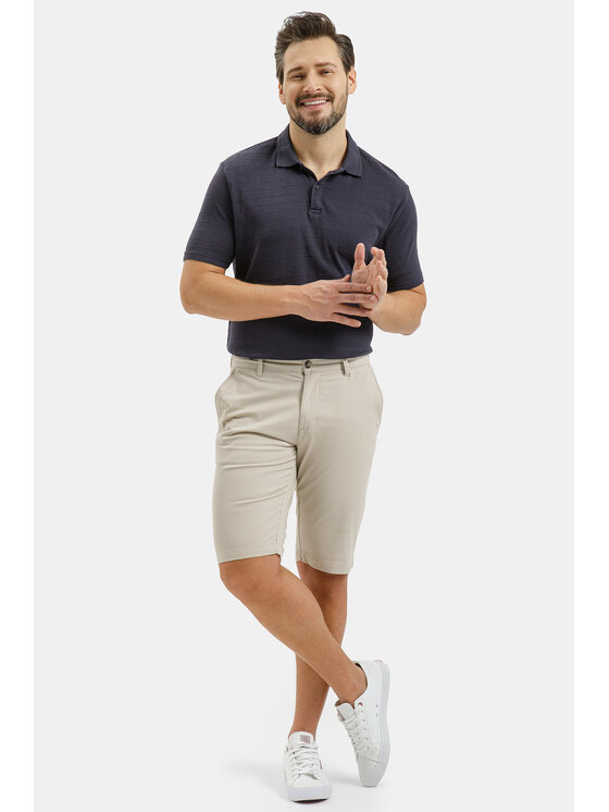 Cross Jeans Cross Jeans Polo 16177-310 Granatowy Regular Fit
