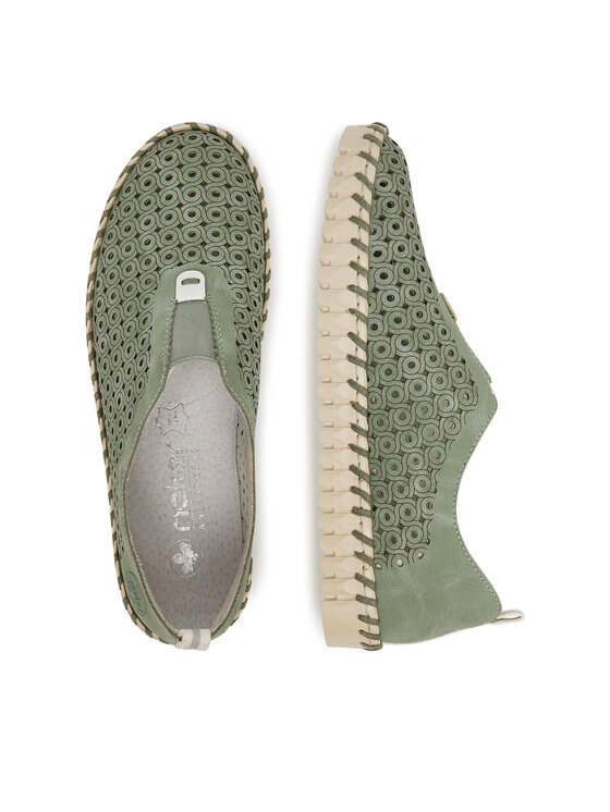Rieker Rieker Pantofi N1963-52 Verde