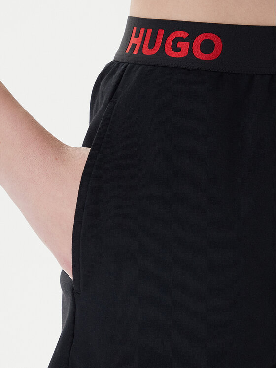 HUGO Hugo Sporta šorti Sporty Logo 50520498 Melns Regular Fit