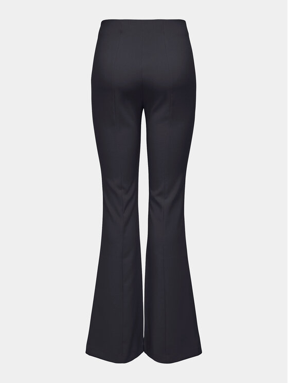 ONLY ONLY Auduma bikses Astrid 15318359 Tumši zils Flared Fit
