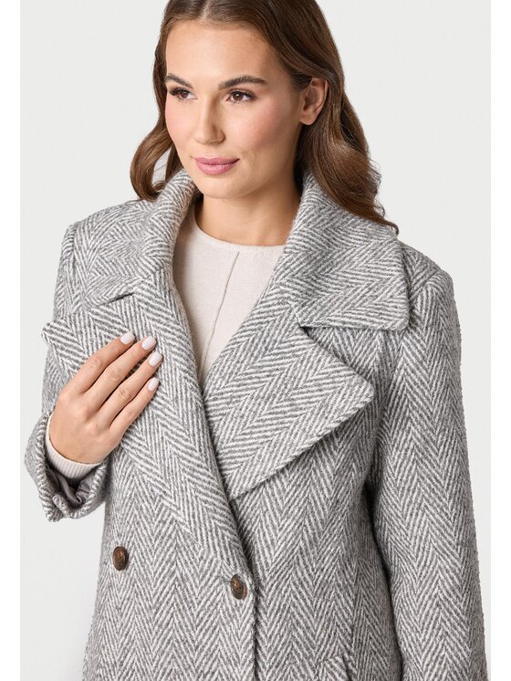 QUIOSQUE QUIOSQUE Kabát Quiosque 9VS005241 Sivá Regular Fit