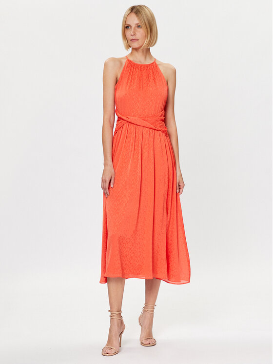 DKNY DKNY Každodenní šaty DD3C3711 Korálová Regular Fit
