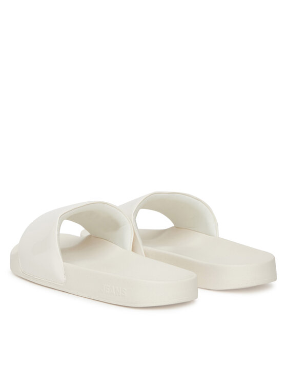Tommy Jeans Tommy Jeans Klapki Flag Pool Slide Patent EN0EN02901 Biały