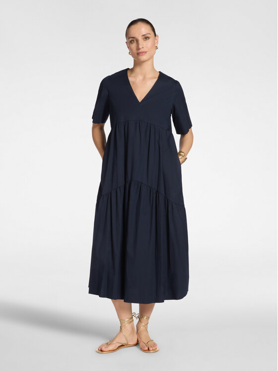 Elena Mirò Elena Mirò Sukienka koktajlowa 7086P000297N034 Niebieski A-Line Fit