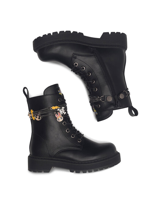 Powerpuff Girls Powerpuff Girls Черевики AW23-127WBPPG Чорний