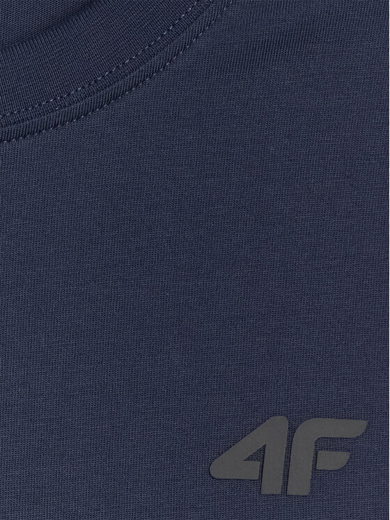 4F 4F T-Shirt NOS Granatowy Regular Fit