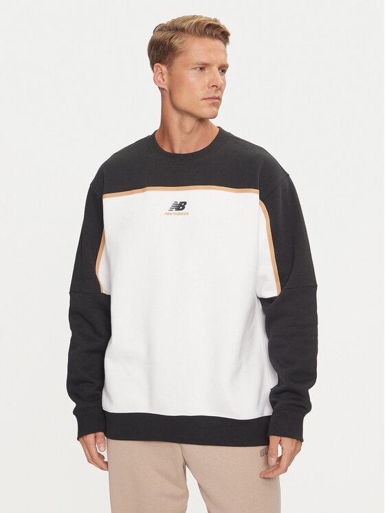 New Balance New Balance Pulóver Classics MT43525BK Fekete Relaxed Fit