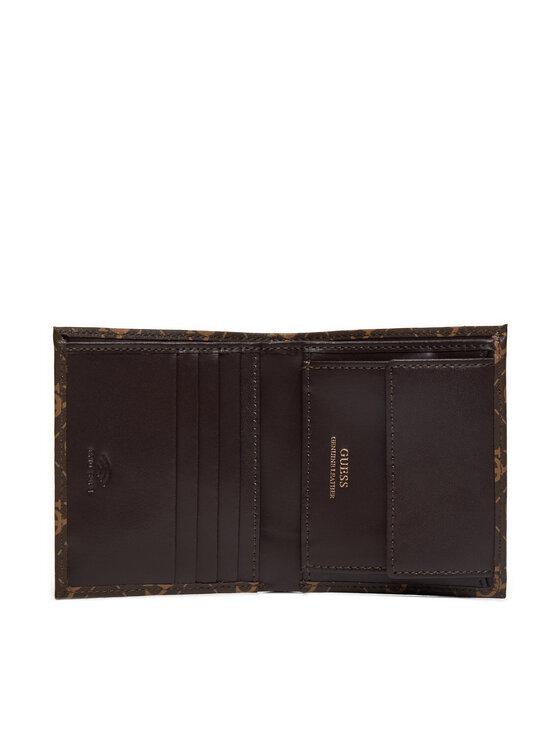 Guess Guess Голям мъжки портфейл SMVELE LEA22 Кафяв