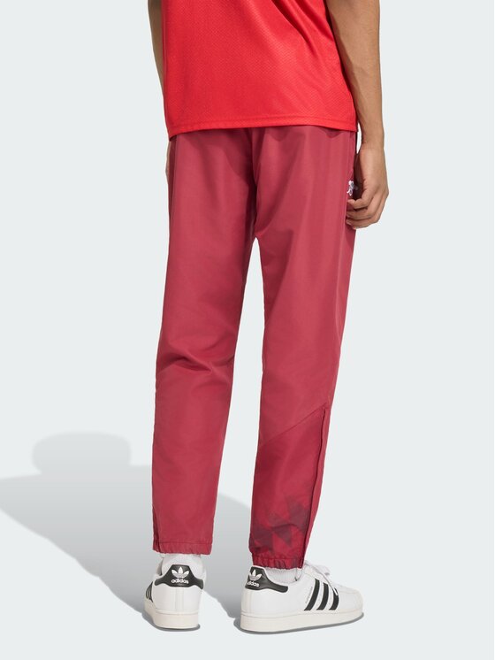 adidas adidas Spodnie dresowe 169732 Czerwony Loose Fit