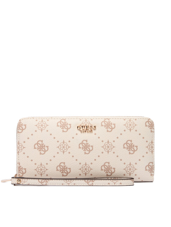 Guess Guess Piniginė Carrie Logo Slg SWGP98 98146 Écru