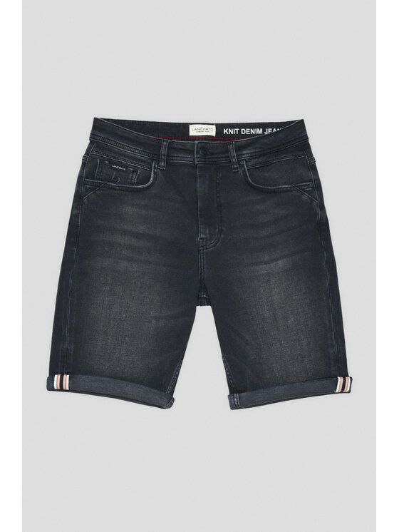 Lancerto Lancerto Szorty materiałowe Nero SZO113124000002 Szary Slim Fit