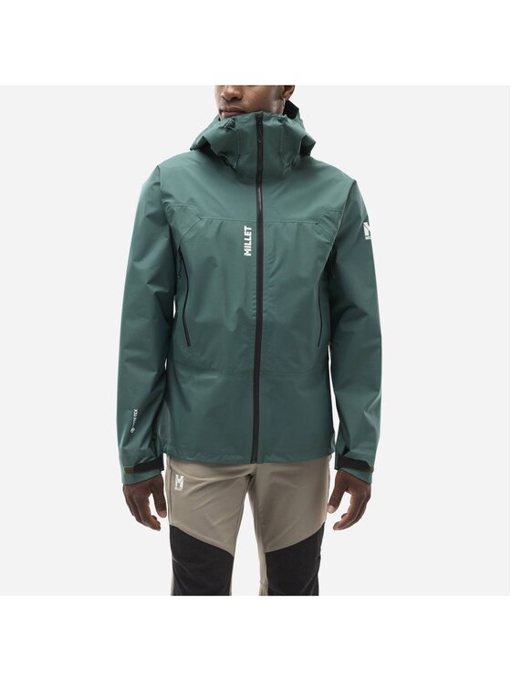 Millet Millet Kurtka przeciwdeszczowa Kamet Light Gtx Jkt M Zielony Active Fit