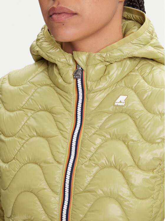 K-Way K-Way Μπουφάν μεταβατικό Lily K5126IW Πράσινο Regular Fit