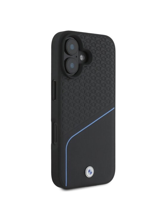BMW Motorsport BMW Motorsport Etui na telefon Sign Leather Textured And Line Czarny