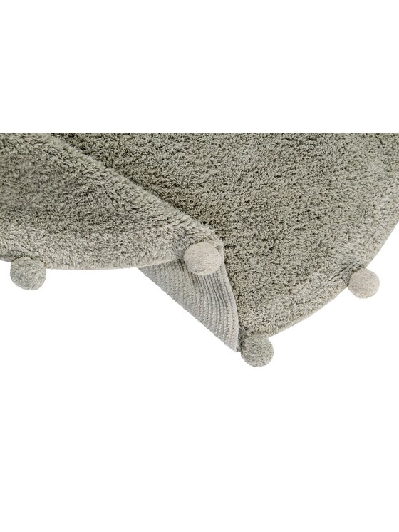 Lorena Canals Lorena Canals Dywan dziecięcy Dywan Bawełniany Bubbly Olive Natural Ø120 cm Zielony