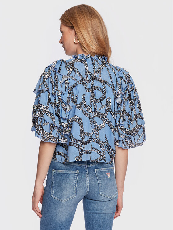 Silvian Heach Silvian Heach Μπλουζάκι GPP23181BL Μπλε Regular Fit