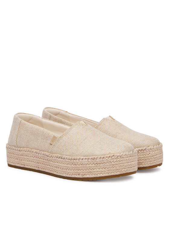 Toms Toms Еспадрильї Valencia 10023059 Бежевий