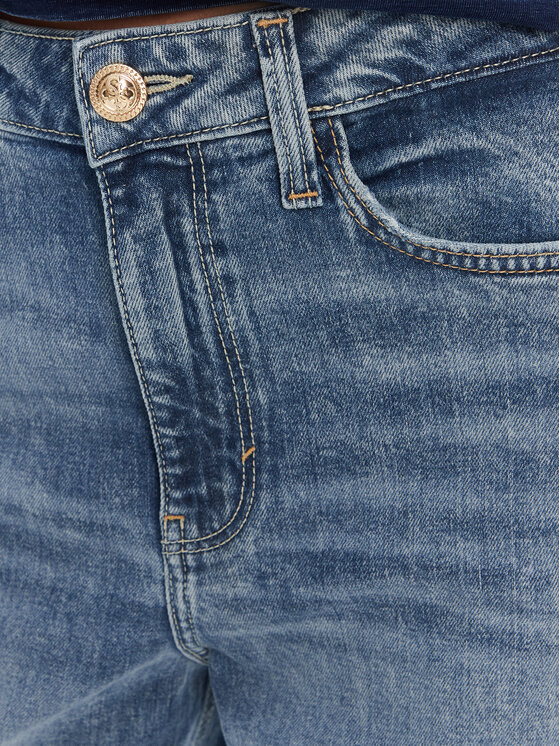 Guess Guess Jeans hlače W5YA1C D5QP2 Modra Regular Fit