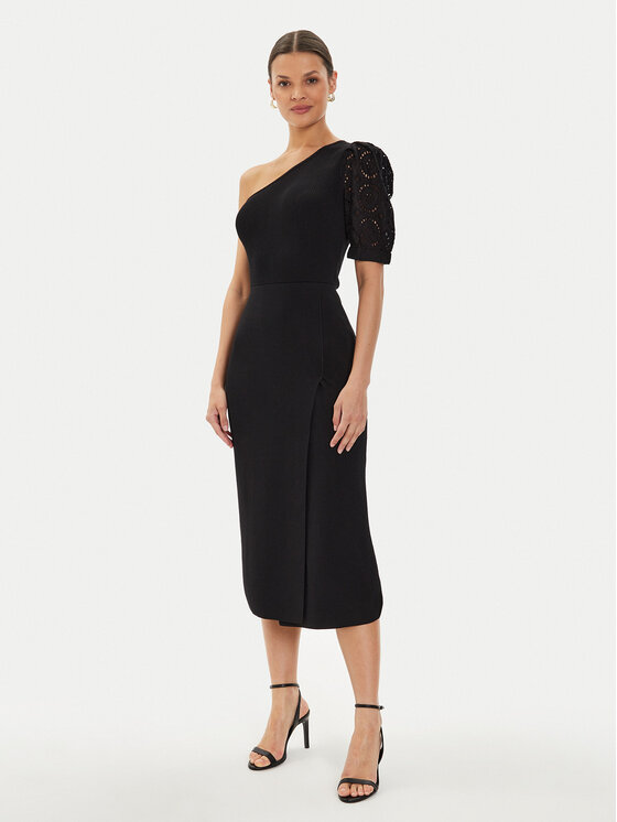 Morgan Morgan Ljetna haljina 241-RMABELA Crna Slim Fit