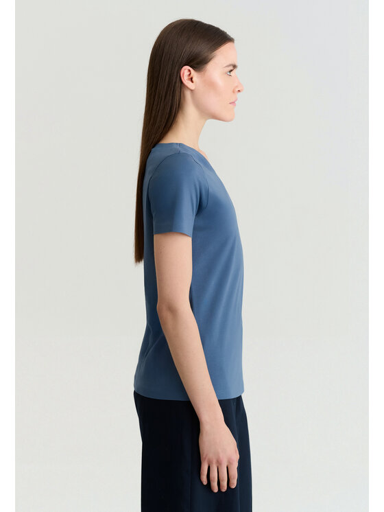 TATUUM TATUUM Blúzka MIKAJA 2 Modrá Classic Fit