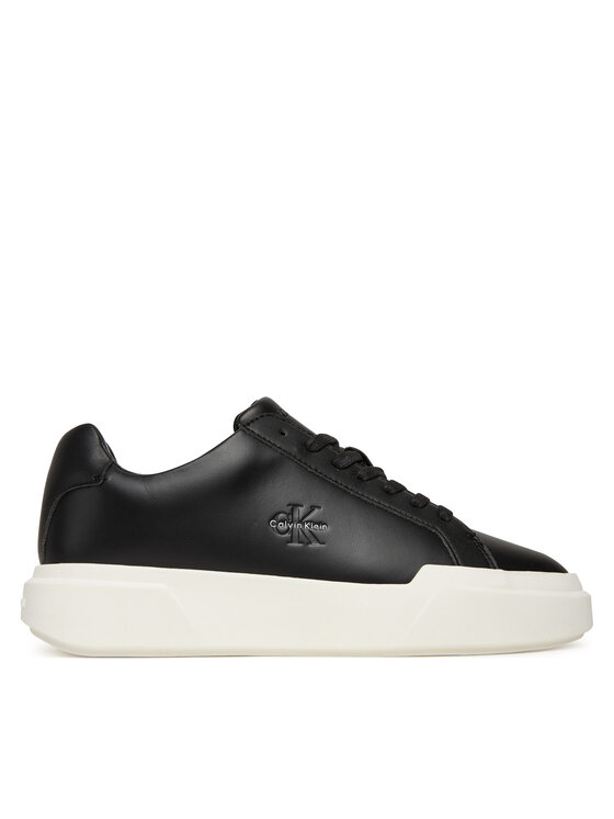 Calvin Klein Calvin Klein Сникърси Chunky Cupsole Laceup Lth Wn YW0YW01947 Черен
