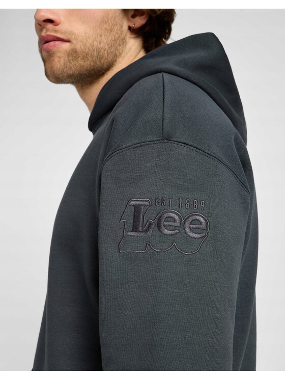 Lee Lee Felpa 112355528 Grigio Loose Fit