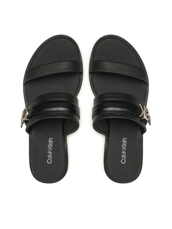 Calvin Klein Calvin Klein Šľapky Almond Slide W/Hw HW0HW01482 Čierna