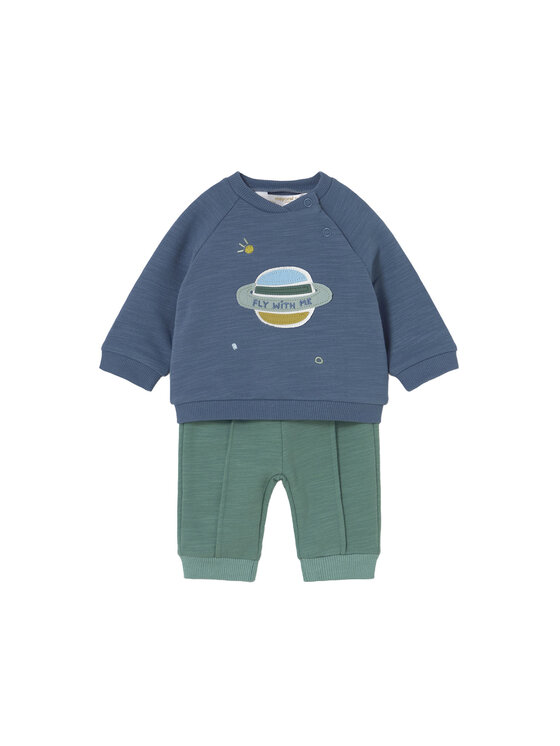 Mayoral Mayoral komplet_2_par_spodni_dresowych_i_2_bluz 2639 Зелений Regular Fit