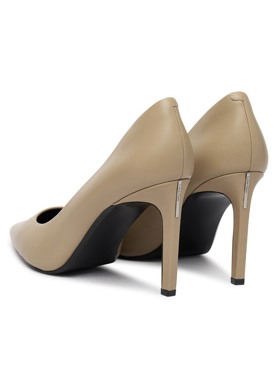Calvin Klein Calvin Klein Szpilki Ess Stiletto 90 HW0HW02608 Beżowy