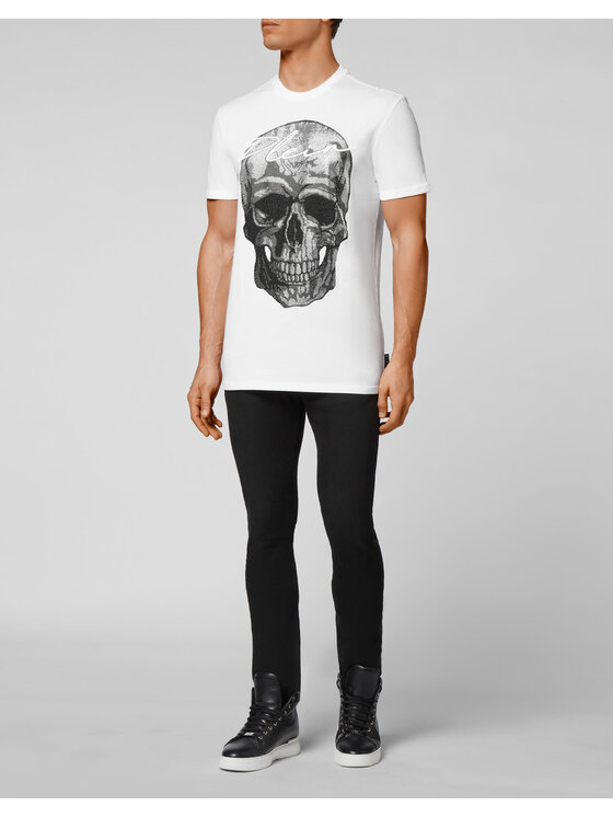 PHILIPP PLEIN PHILIPP PLEIN T-shirt 14629 Bianco Regular Fit