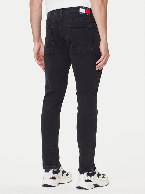 Tommy Jeans Tommy Jeans Farmer Austin DM0DM21232 Fekete Slim Fit