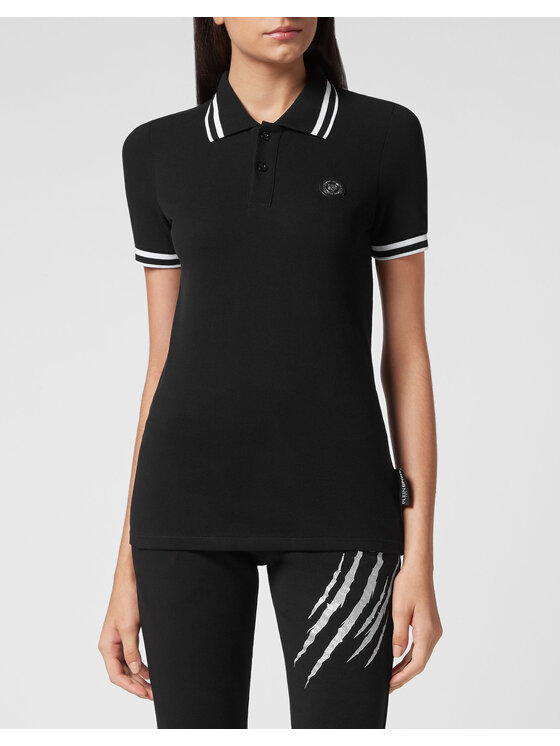 Plein Sport Plein Sport Polo 1605 Czarny Regular Fit