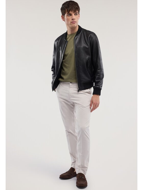 Trussardi Trussardi Spodnie materiałowe P705M800134N011 Biały Regular Fit