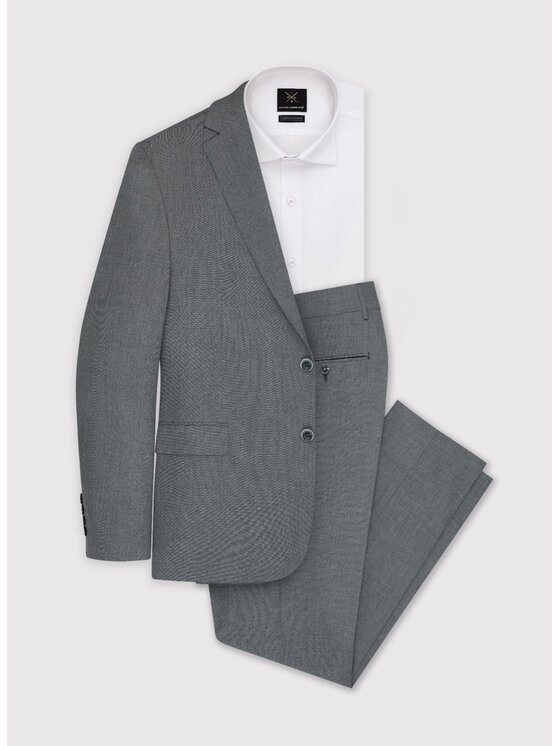 Pako Lorente Pako Lorente Garnitur P23SF-4G-005 Szary Slim Fit
