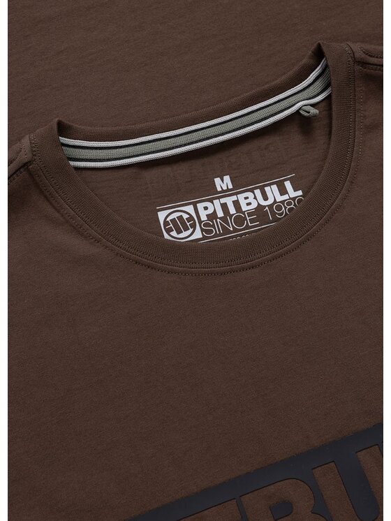 PITBULL PITBULL T-Shirt HILLTOP Brązowy Regular Fit