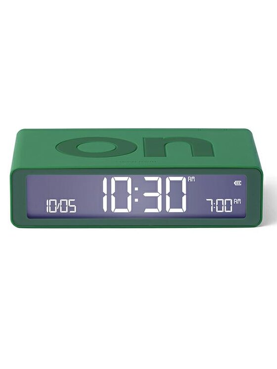 Lexon Lexon Budzik Flip Classic Zielony