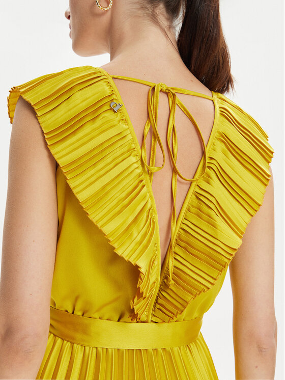 Dixie Dixie Rochie de seară A319J044 Galben Regular Fit