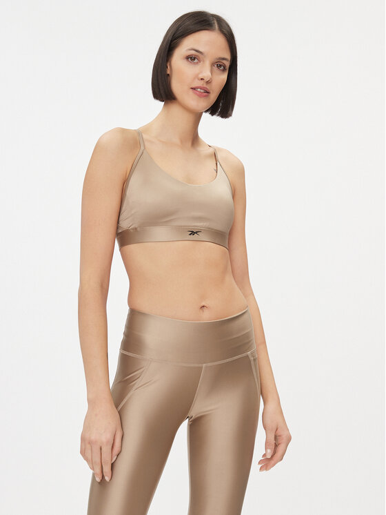 Sutien sport Reebok Femei, Mărimea: S, Bej, Holiday Lux IL4589