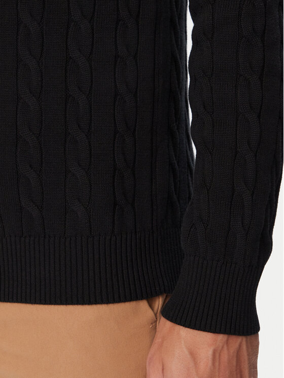 Gant Gant Пуловер 8050603 Черен Regular Fit