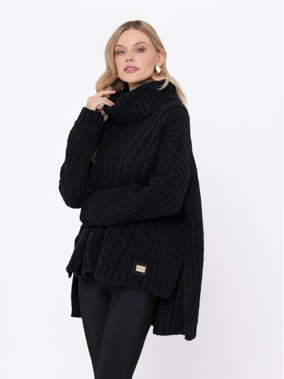 LIDIA KALITA LIDIA KALITA Golf Elysee Czarny Oversize