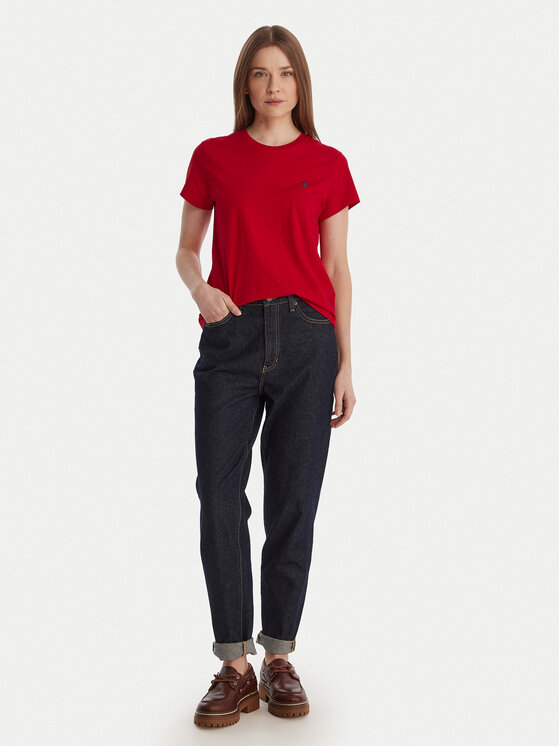 Polo Ralph Lauren Polo Ralph Lauren Marškinėliai 211B14605006 Raudona Classic Fit