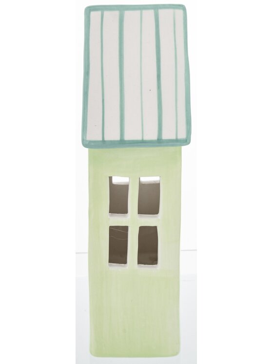 MIAhome MIAhome Lampion Ceramiczny domek GILLI-2 Zielony