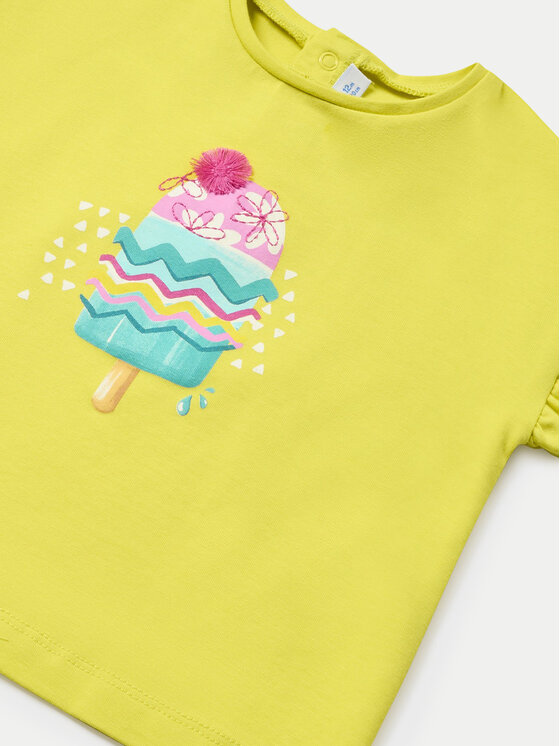 Mayoral Mayoral T-shirt 1013 Giallo Regular Fit