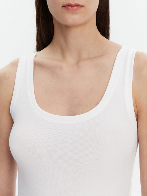 Gap Gap Top 540670-02 Valge Slim Fit