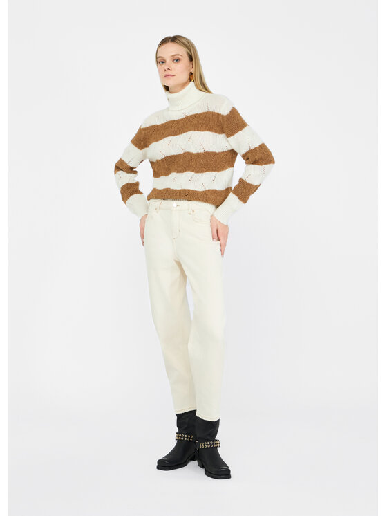 Liu Jo Liu Jo Maglione MF5419MA58PD3737 Beige Regular Fit