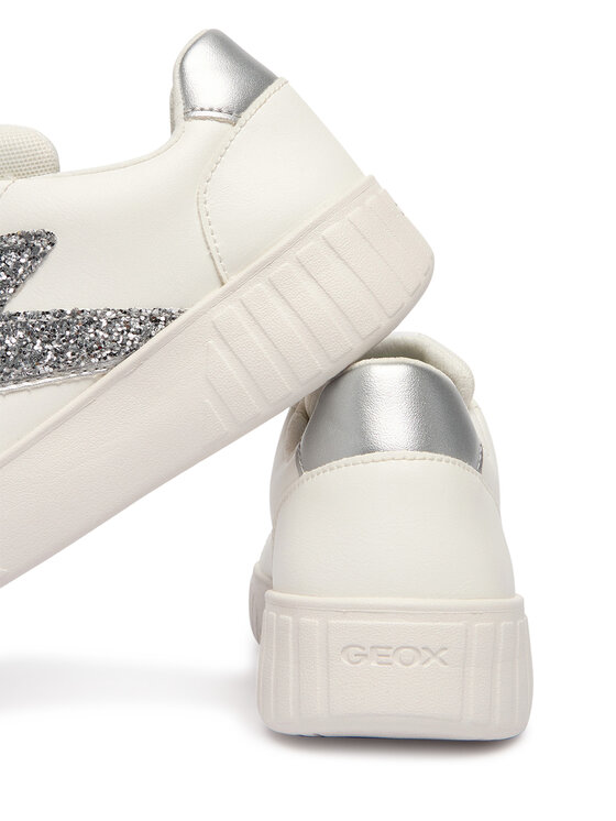 Geox Geox Sneakersy J Mikiroshi Girl J45DVA 054EW C0007 D Bílá